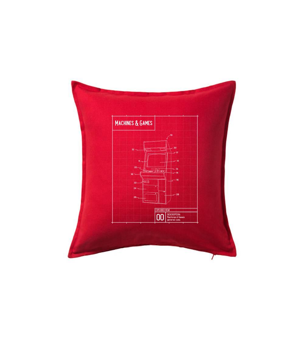 Nákres herní automat zepředu