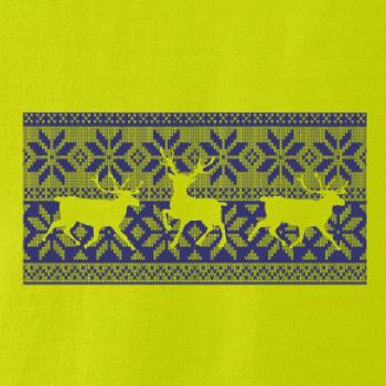 Jelen ve vánočním vzoru