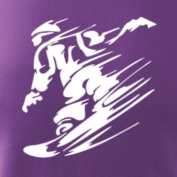 Rychlý snowboardista