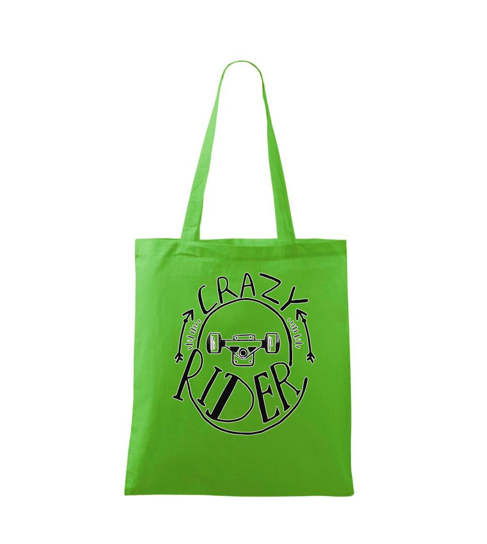 Crazy skateboard rider