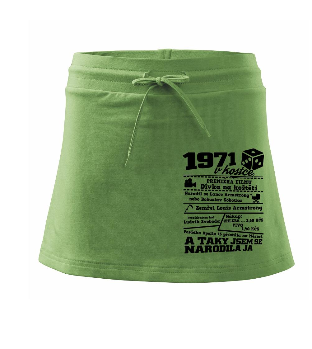 1971 v kostce - Sportovní sukně - two in one