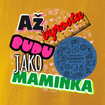 Až vyrostu budu jako maminka - marketing