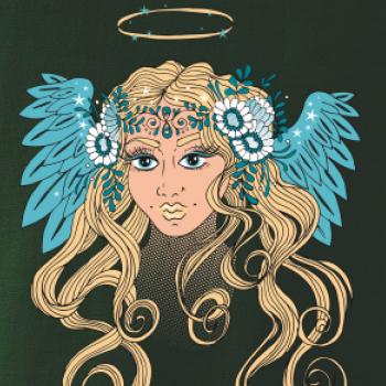 Anděl malovaný - žena (Pecka design)