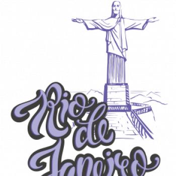 Brazil Rio Janeiro Lettering