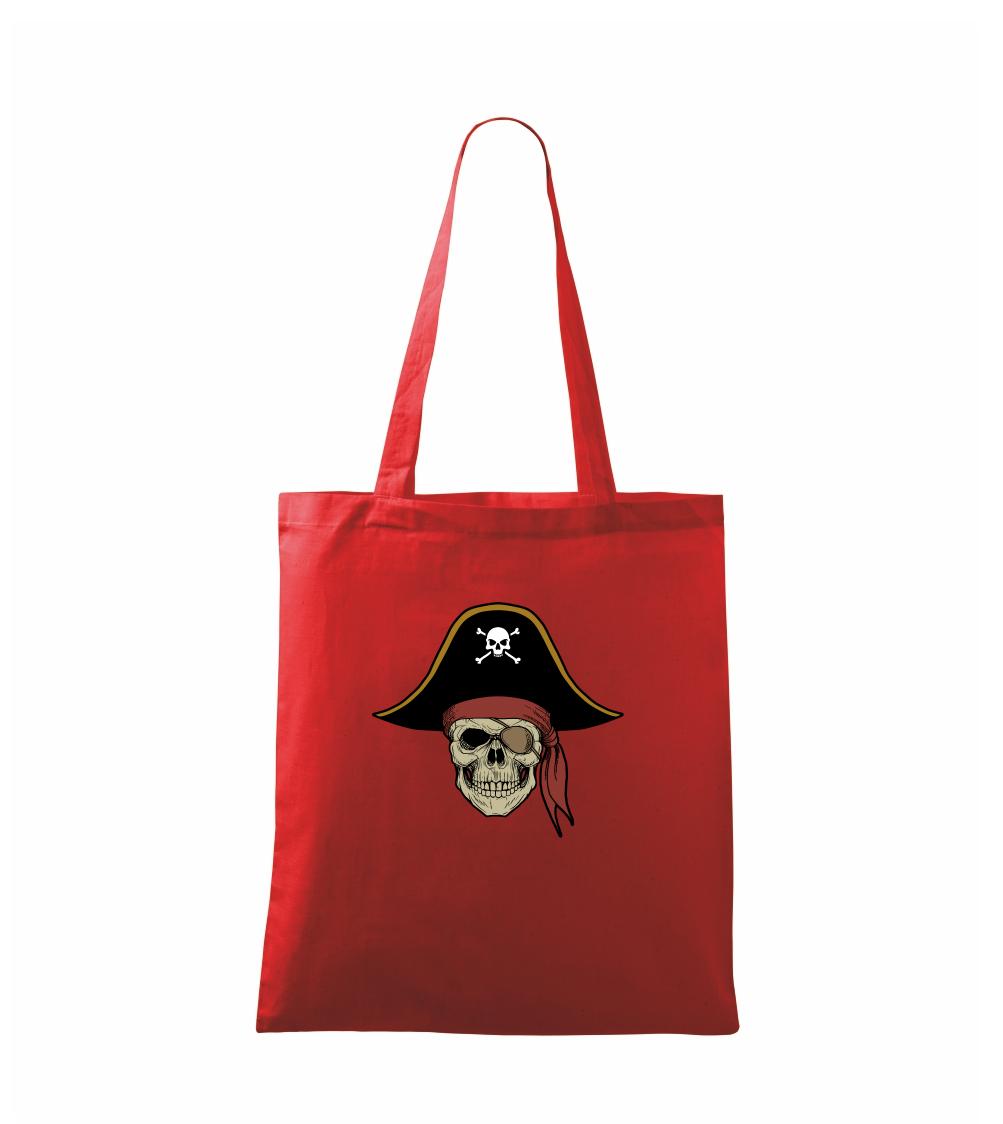 Pirátská lebka s kloboukem