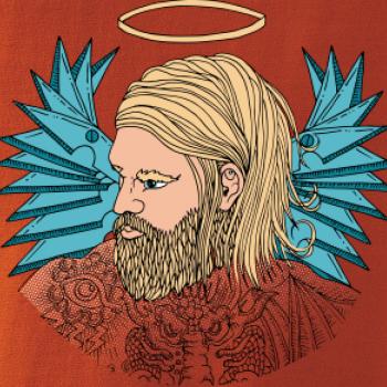 Anděl malovaný - muž (Pecka design)