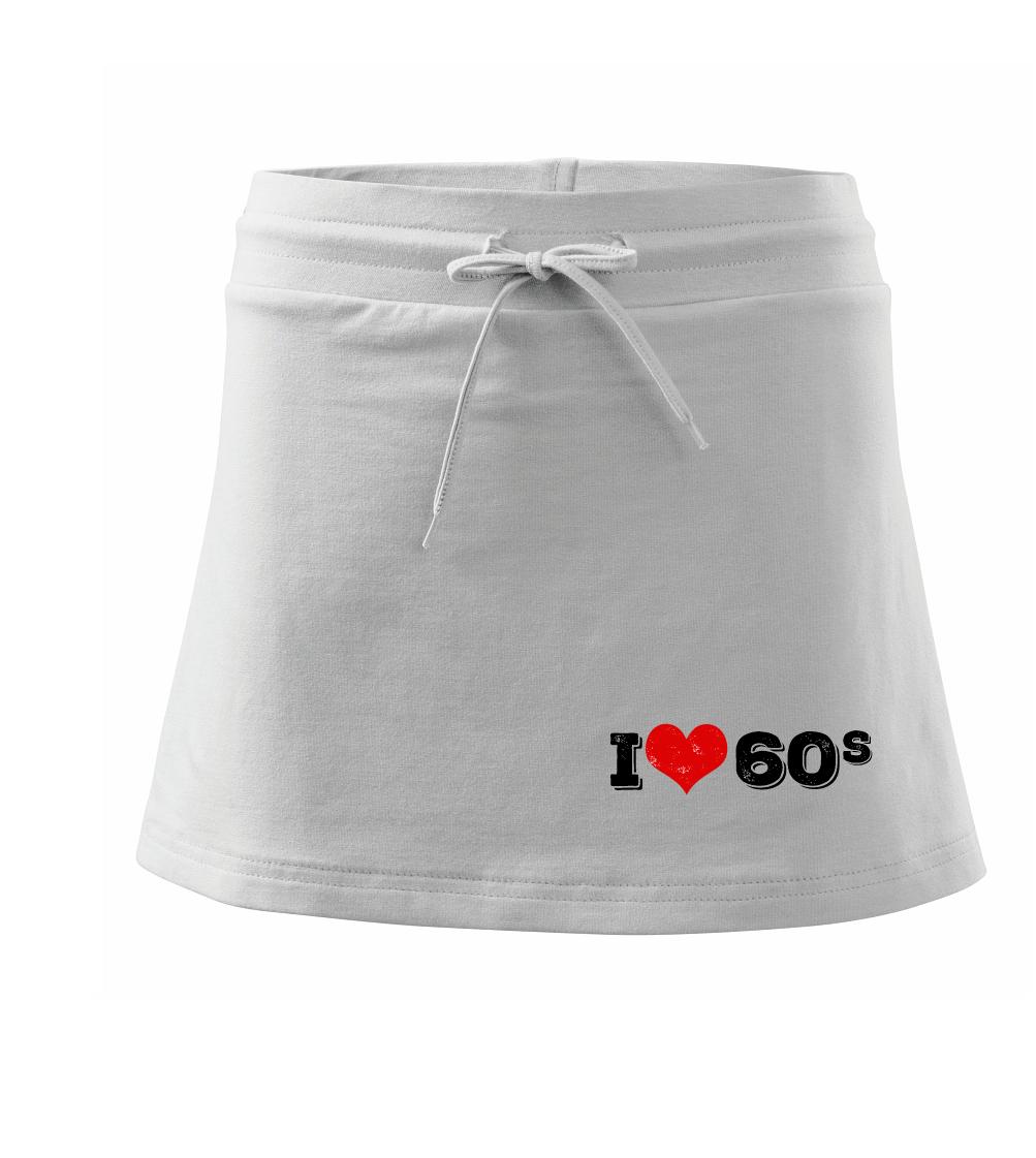I love 60s - Sportovní sukně - two in one