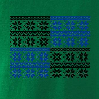 Vánoční vzor - šachovnice