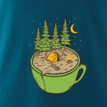 Hrnek plný stanování