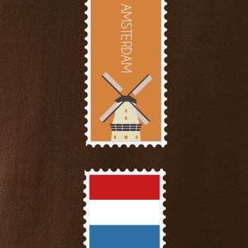 Amsterdam známka barevná