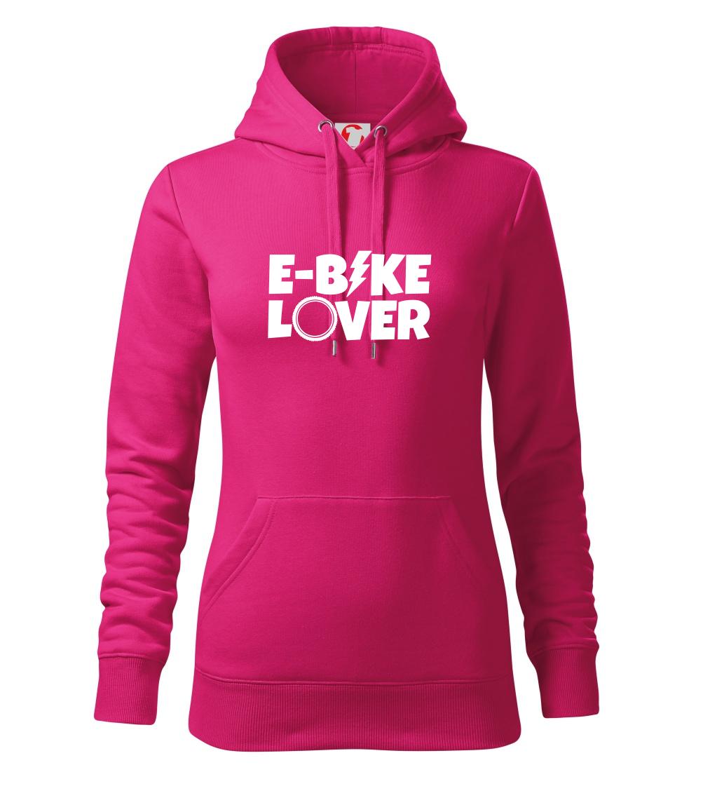 E-bike lover - Mikina dámská Cape s kapucí