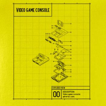 Nákres TV videohra na kazety