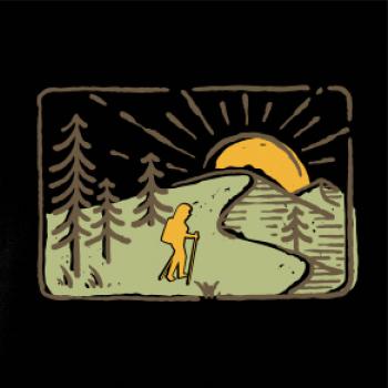 Nordic walking v přírodě