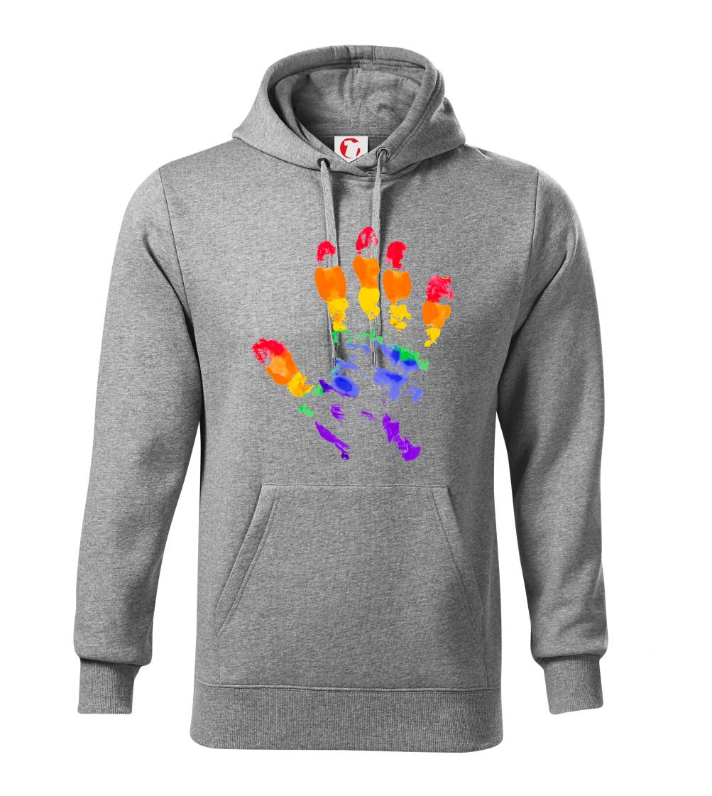 LGBT hand print LGBT hand print