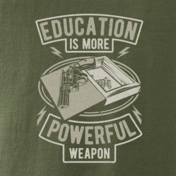 Education Is More Powerful Weapon