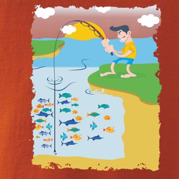 Rybář který má smůlu barevný