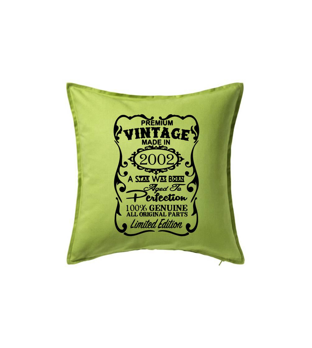 Vintage Etiketa - 2002 - Polštář 50x50