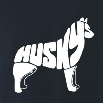 Husky - text v těle Husky - text v těle