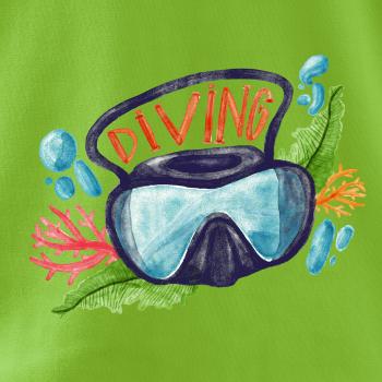Diving obrázek kreslený