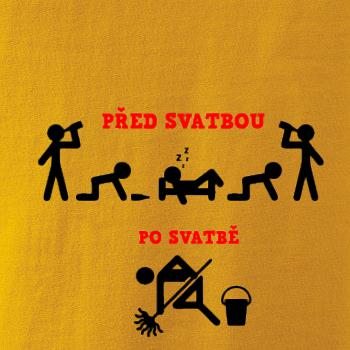 Před a po - svatba párty