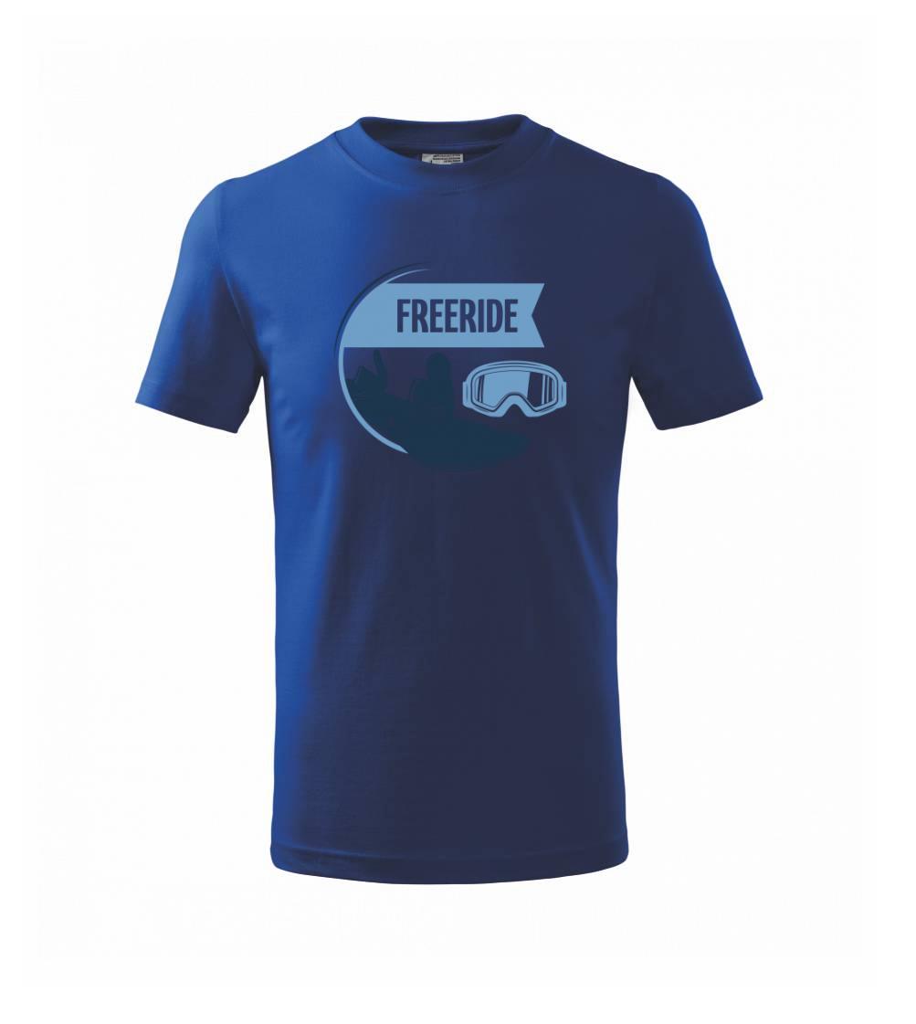 Freeride snowboard kruh