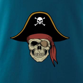 Pirátská lebka s kloboukem