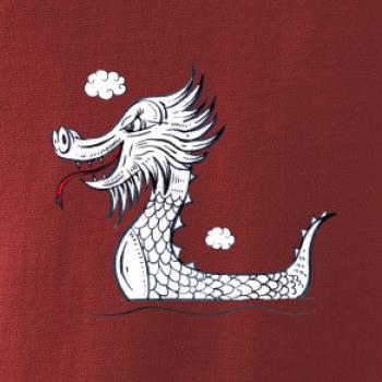 Dračí lodě olejomalba