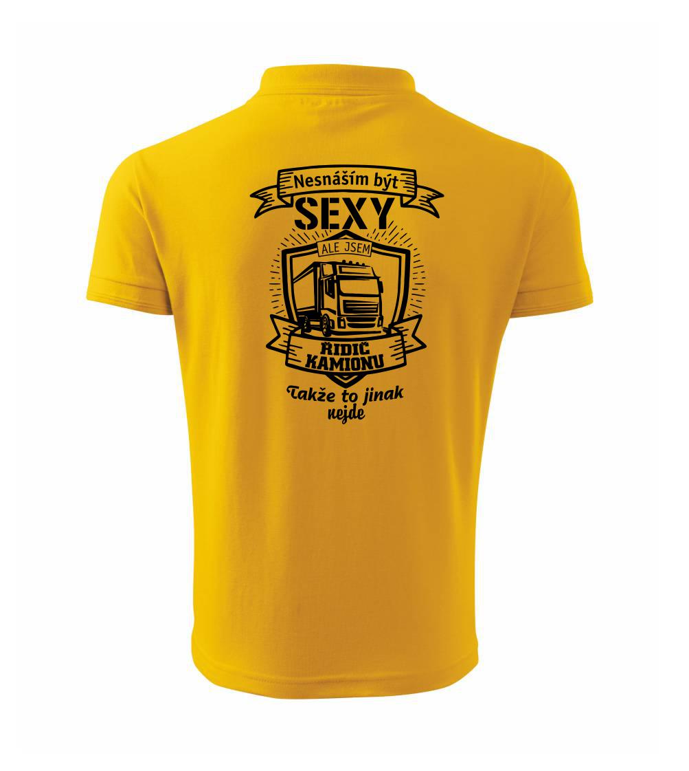 Nesnáším být sexy - Řidič kamionu ERB - Polokošile pánská Pique Polo 203