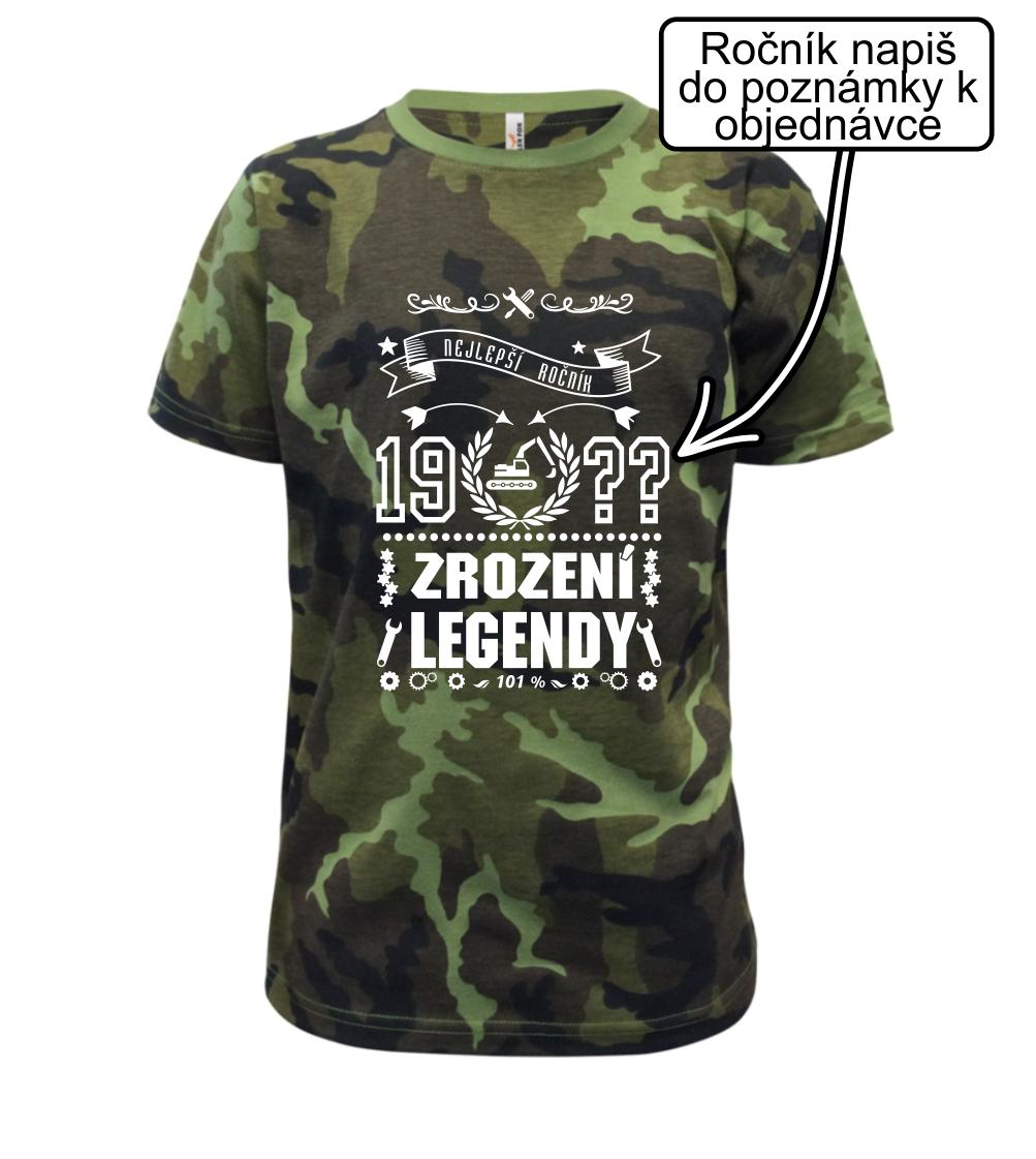 Zrození legendy - pro bagristu - Dětské maskáčové triko