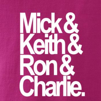 Mick Keith Ron Charlie