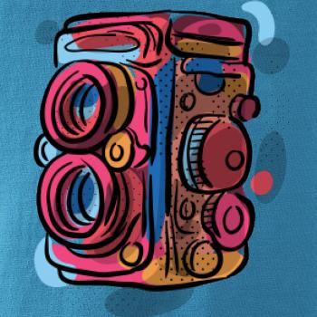 Foťák barevný - dvě čočky