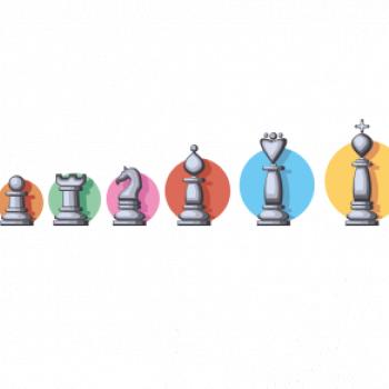 Šachy v řadě barevné