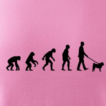 Evoluce pes Mops (muž-žena)