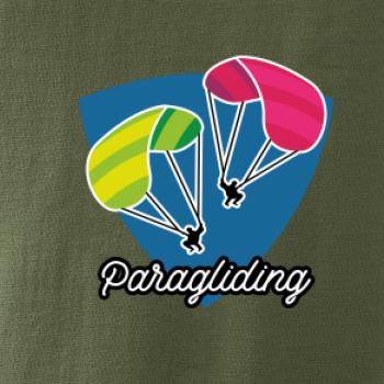 Paragliding dva padáky