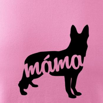 Německý ovčák máma obrys