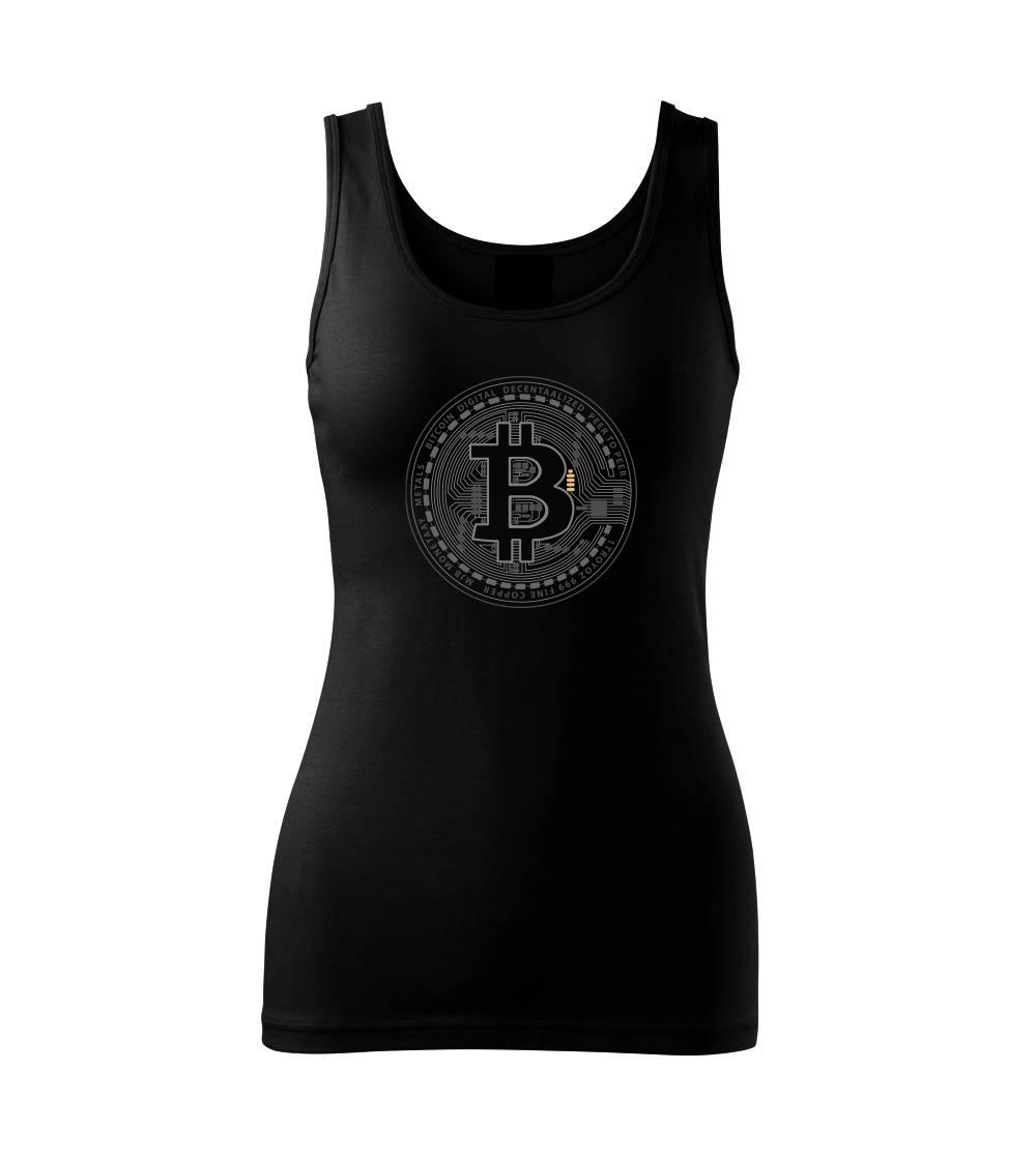 Bitcoin tištěný spoj - Tílko triumph