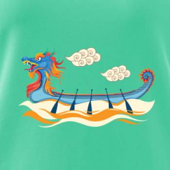 Dračí loď plameny