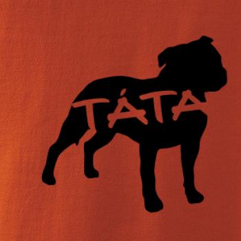 Stafordširský bullteriér táta obrys