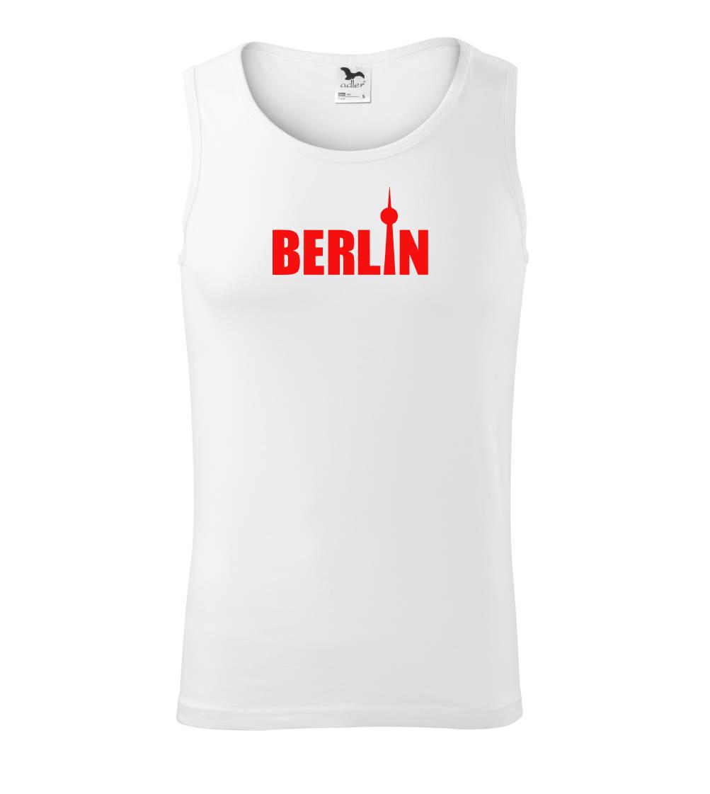 Berlin nápis věž Berliner Fernsehturm - Tílko pánské Core