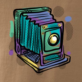 Foťák barevný starý - jedna čočka