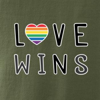 Love wins nápis