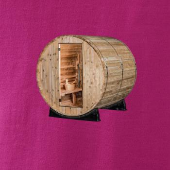 Venkovní sauna z boku