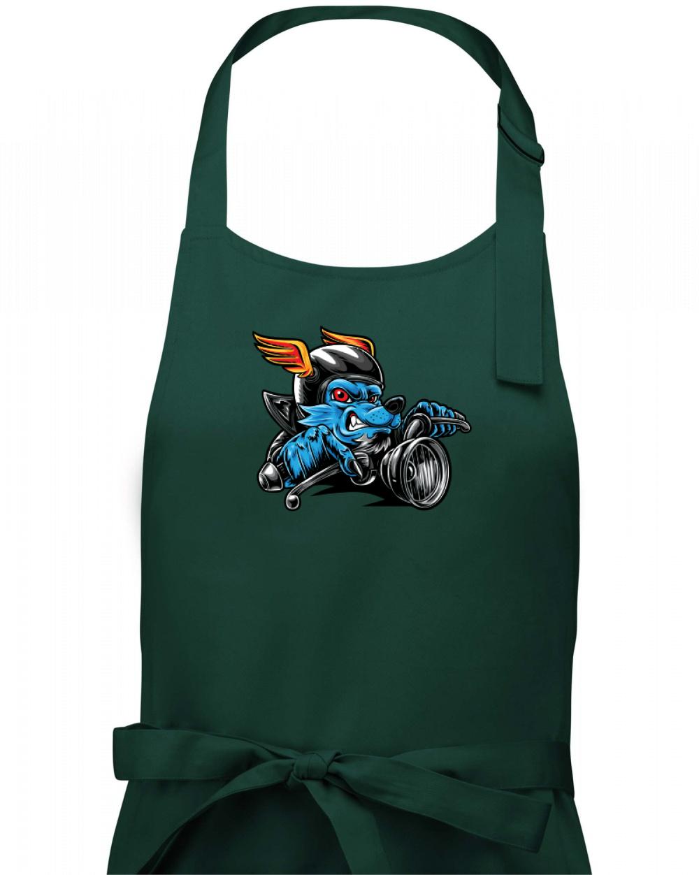 Motorkář vlk Motorkář vlk