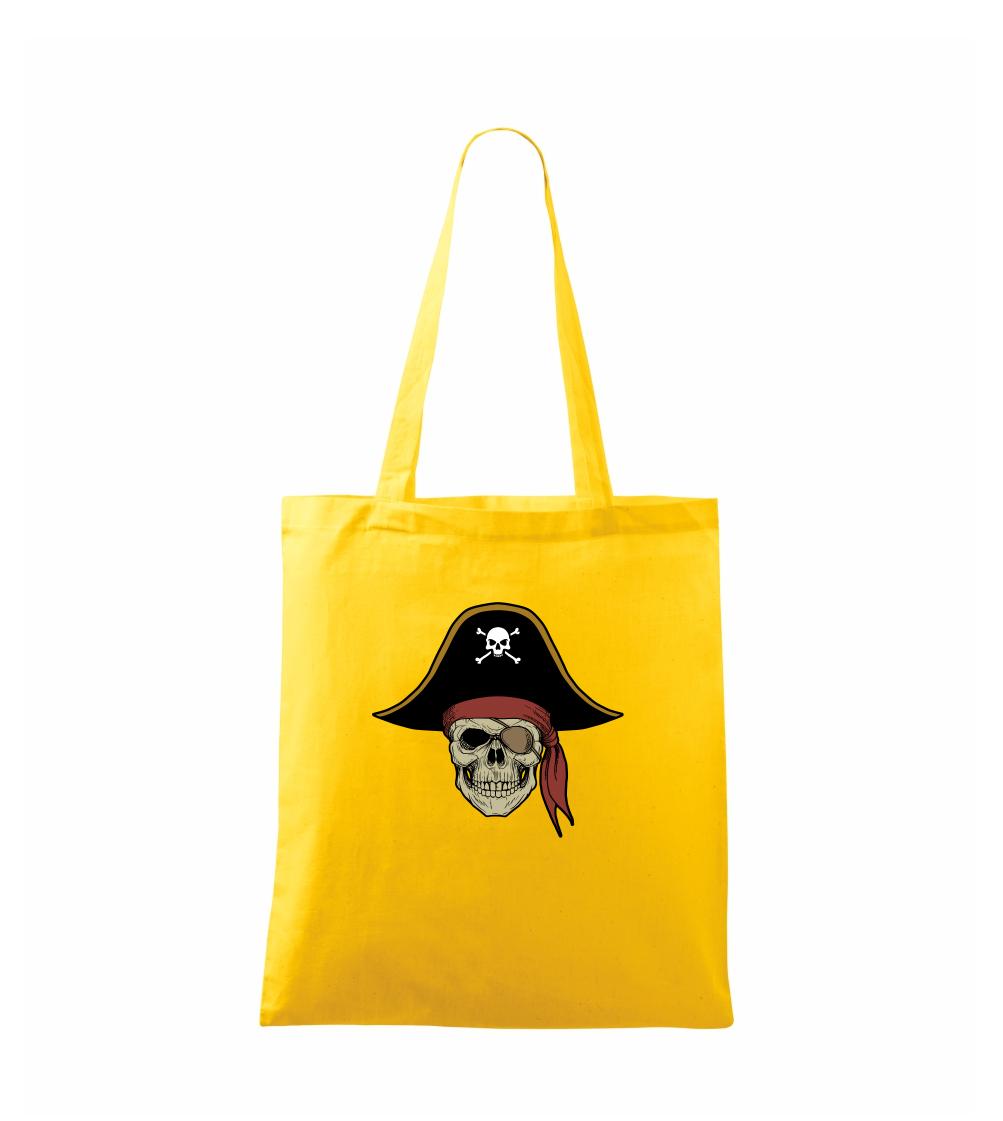 Pirátská lebka s kloboukem