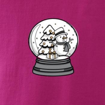 Sněhová koule se sněhulákem