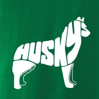 Husky - text v těle