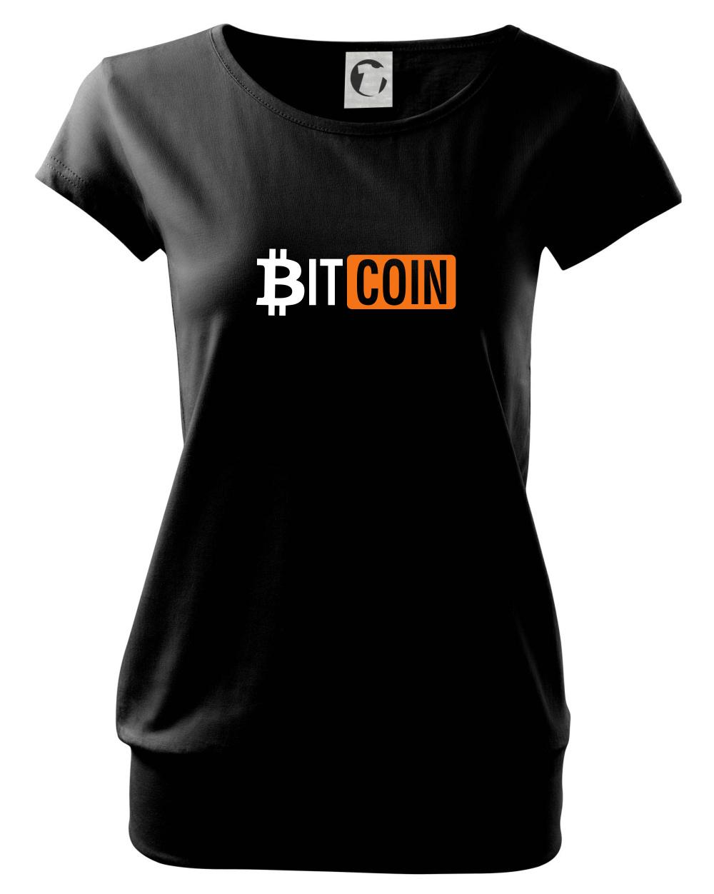 Bitcoin nápis Bitcoin nápis