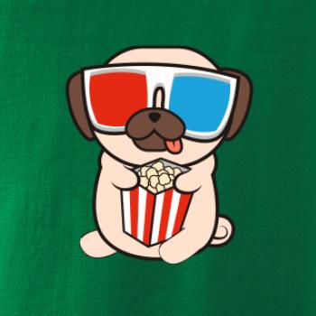 Mops a 3D brýle