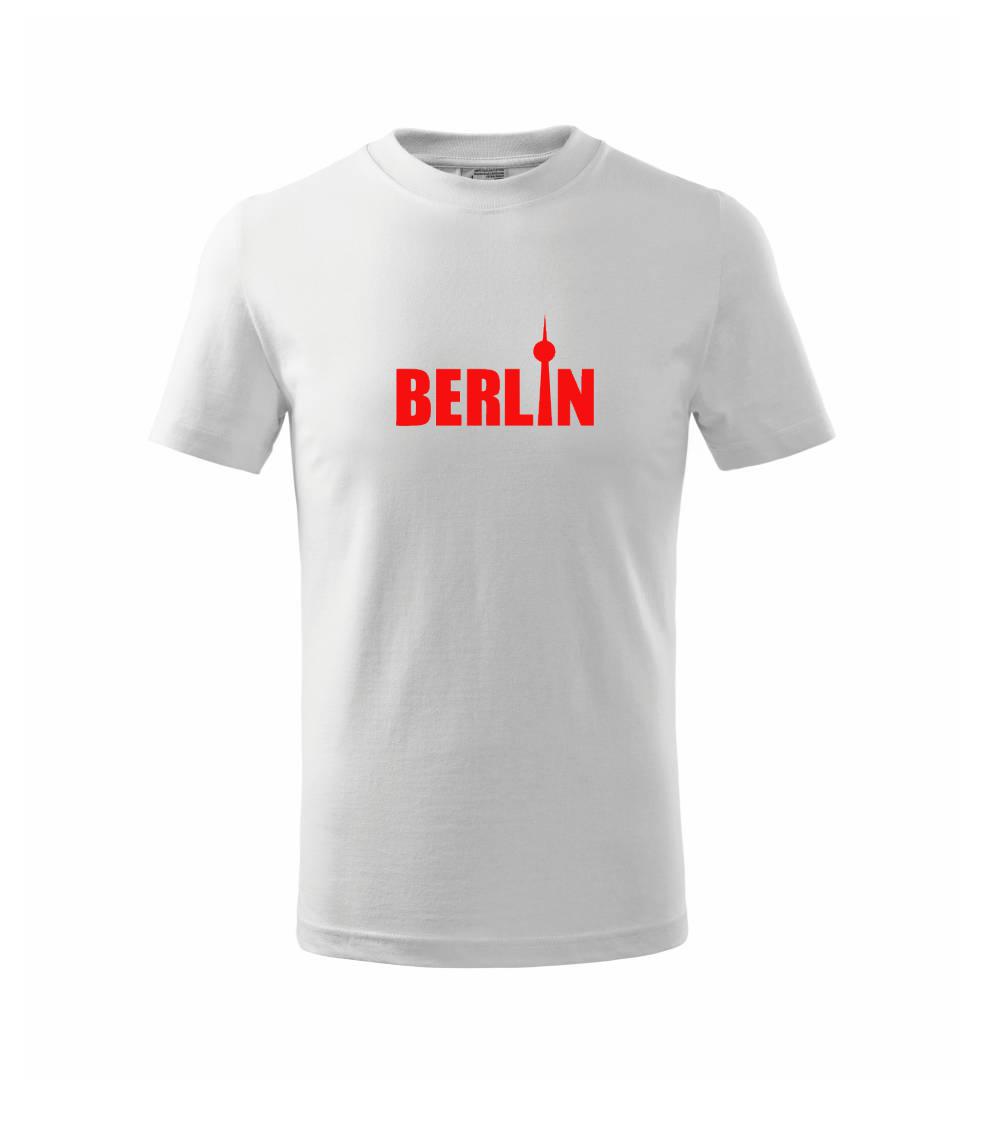 Berlin nápis věž Berliner Fernsehturm