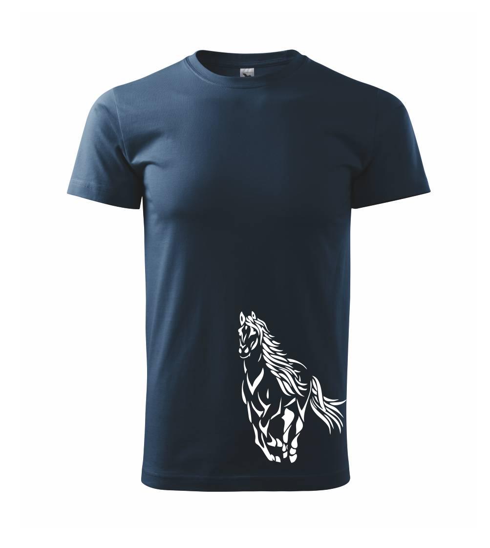 Kůň běžící - Triko Basic Extra velké